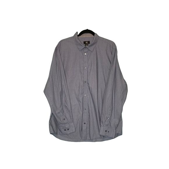 Calvin Klein men buttoned up long sleeves dress shirt size XL - Picture 5 of 7